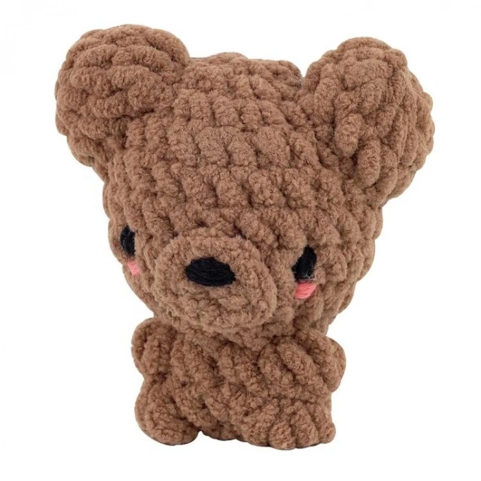 HELLO CRAFTS HC003 YARNIMALS AMIGURUMI ÖRGÜ KİTİ - BILLY THE BEAR (1 SET)