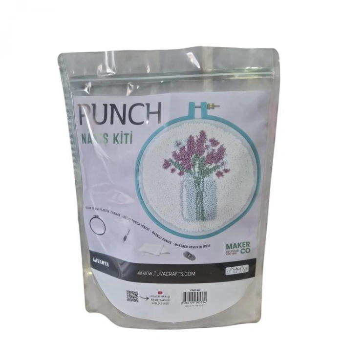 HELLO CRAFTS PNK02 PUNCH NAKIŞ KİTİ - LAVANTA