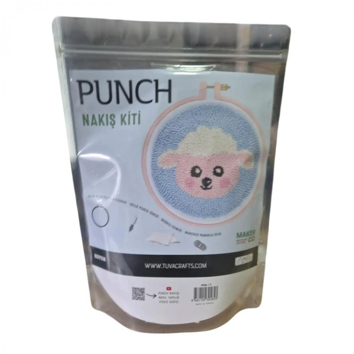 HELLO CRAFTS PNK17  PUNCH NAKIŞ KİTİ - KOYUN