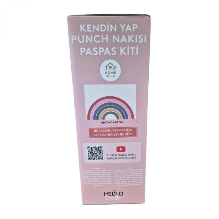 HELLO CRAFTS PNP02 NAKIŞ PASPAS KİTİ KARE - GÖKKUŞAĞI
