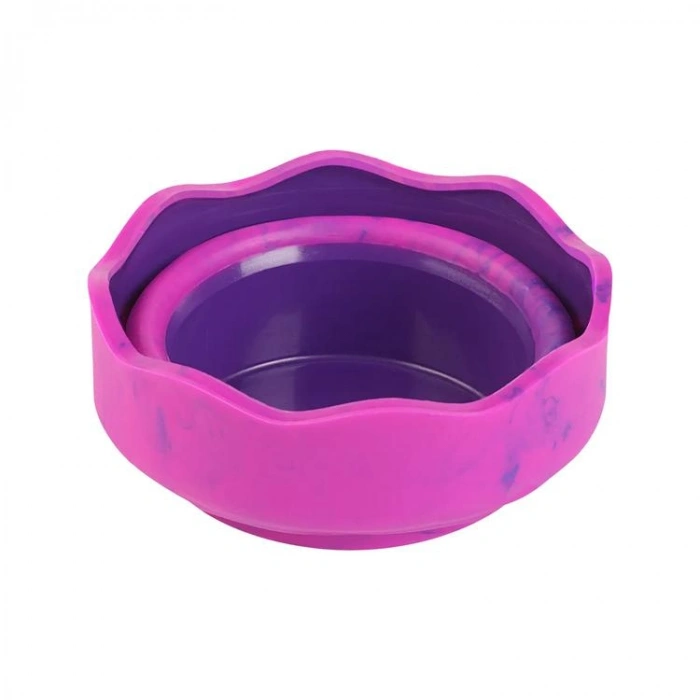 FABER KATLANIR SULU BOYA SULUĞU (SU KABI)  CLİCK&GO PEMBE MARBLE -181527  TEKLİ