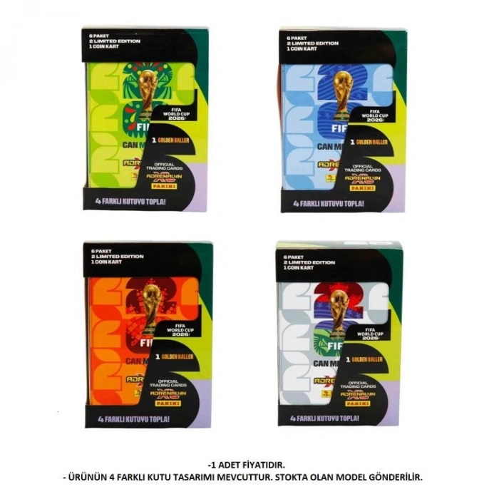 PANİNİ FIFA WORLD CUP 2026 ADRENALYN XL METAL KUTU KART PAKETİ