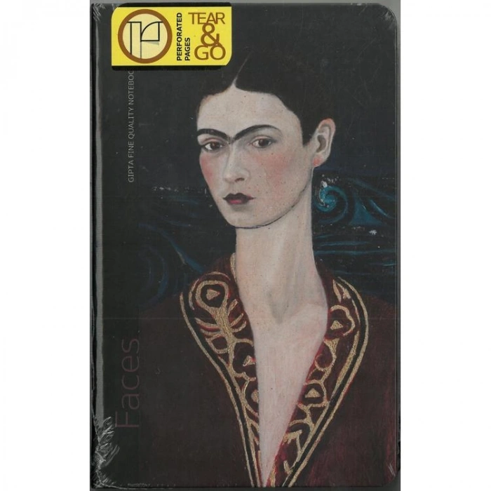GIPTA FACES İPLİK DİKİŞLİ SERT KAPAK BLOKNOT 13x21cm 120 YP ÇİZGİLİ DEFTER - TEKLİ