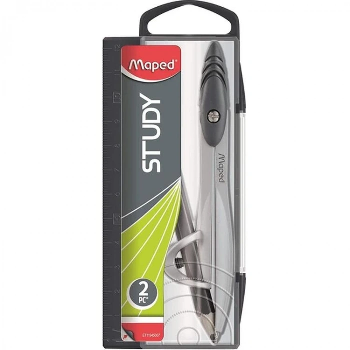 MAPED 119450 STUDY UÇLU PERGEL + UÇ KUTUSU