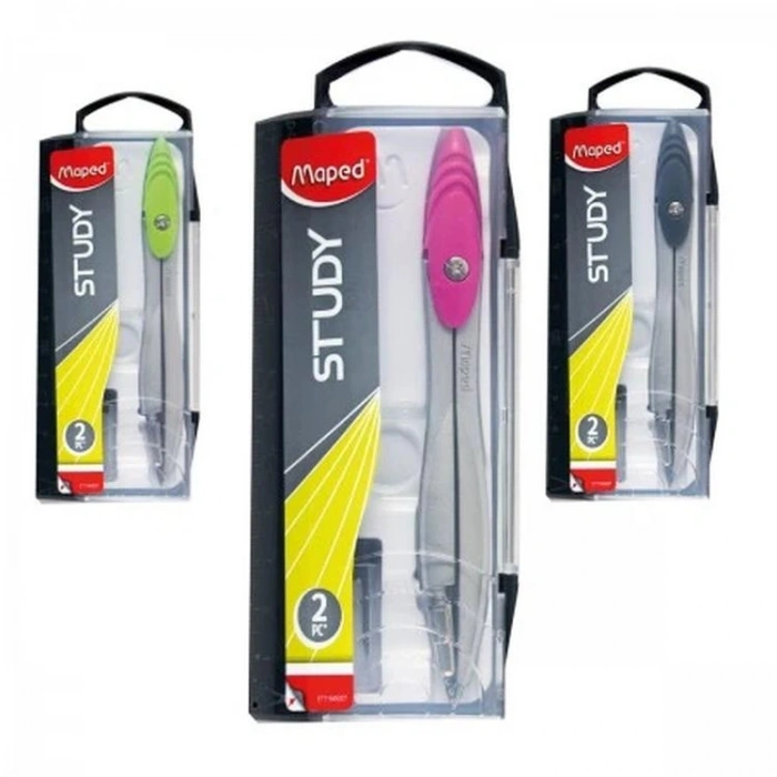 MAPED 119450 STUDY UÇLU PERGEL + UÇ KUTUSU