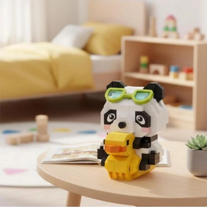 VAGONLIFE LOZ 8634 MİKRO BLOK ÖRDEKLİ PANDA 190 PARÇA