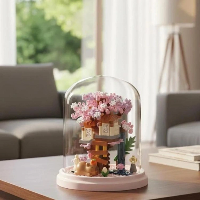 VAGONLIFE PANLOS P2596 CAPYBARA AĞAÇ EV 258 PARÇA BLOCK OYUNCAK 6+