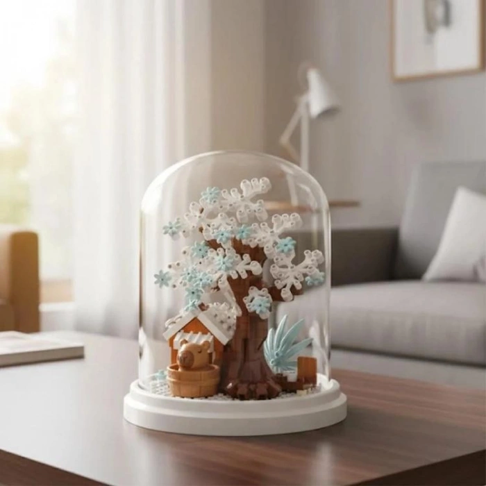 VAGONLIFE PANLOS P2598 CAPYBARA AĞAÇ EV 250 PARÇA BLOCK OYUNCAK 6+