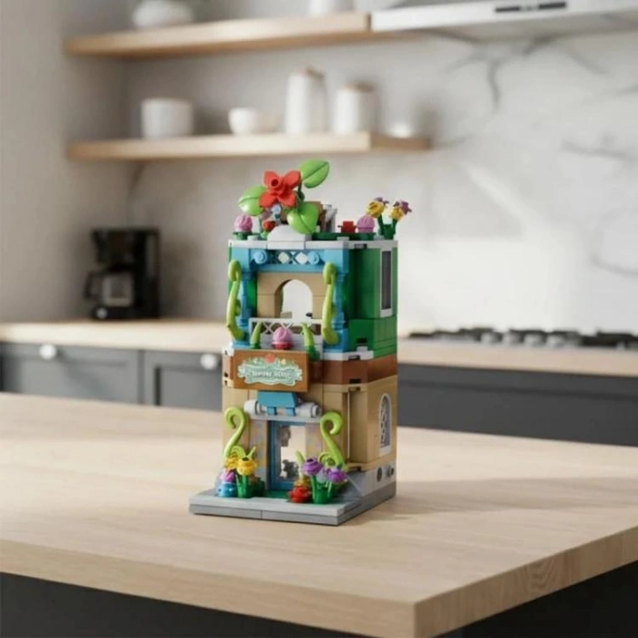 VAGONLIFE PANLOS P657037 ÇİÇEK DÜKKANI 280 PARÇA BLOCK OYUNCAK 6+