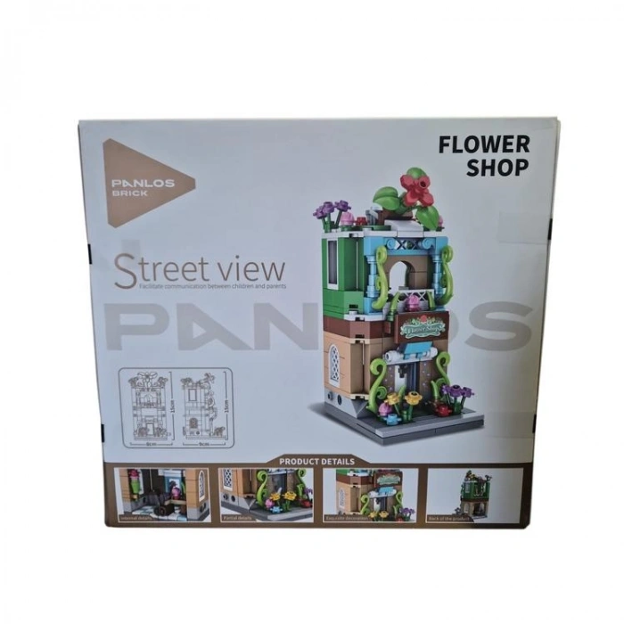 VAGONLIFE PANLOS P657037 ÇİÇEK DÜKKANI 280 PARÇA BLOCK OYUNCAK 6+