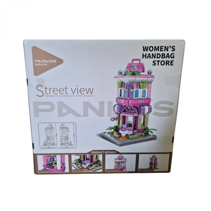 VAGONLIFE PANLOS P657038 ÇANTA DÜKKANI 266 PARÇA BLOCK OYUNCAK 6+