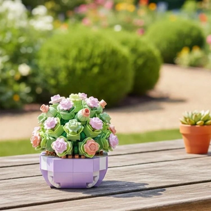 VAGONLIFE PANLOS P1251 SİMÜLASYON ÇİÇEK SERİSİ 270 PARÇA BLOCK OYUNCAK 14+