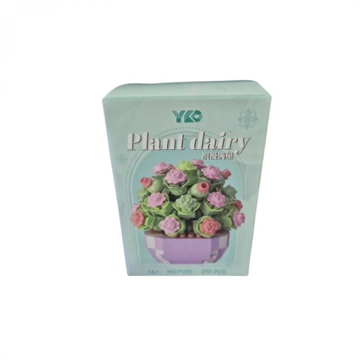 VAGONLIFE PANLOS P1251 SİMÜLASYON ÇİÇEK SERİSİ 270 PARÇA BLOCK OYUNCAK 14+