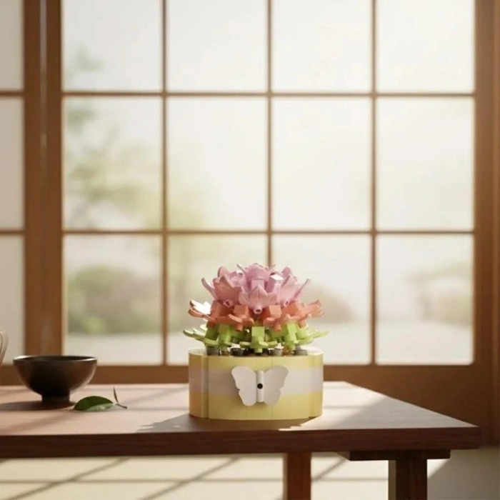 VAGONLIFE PANLOS P1255 SİMÜLASYON ÇİÇEK SERİSİ 232 PARÇA BLOCK OYUNCAK 14+