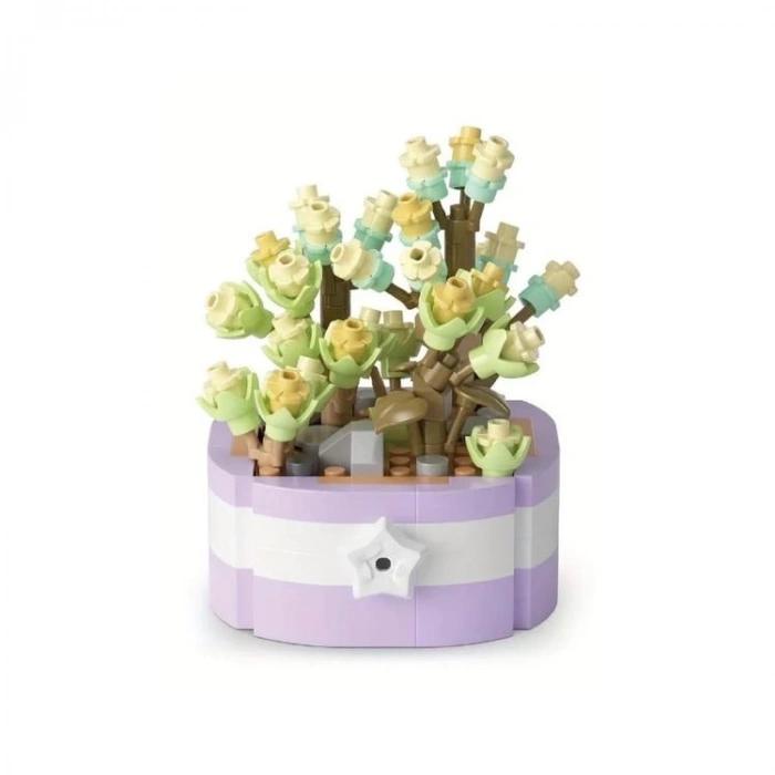 VAGONLIFE PANLOS P1256 SİMÜLASYON ÇİÇEK SERİSİ 263 PARÇA BLOCK OYUNCAK 14+