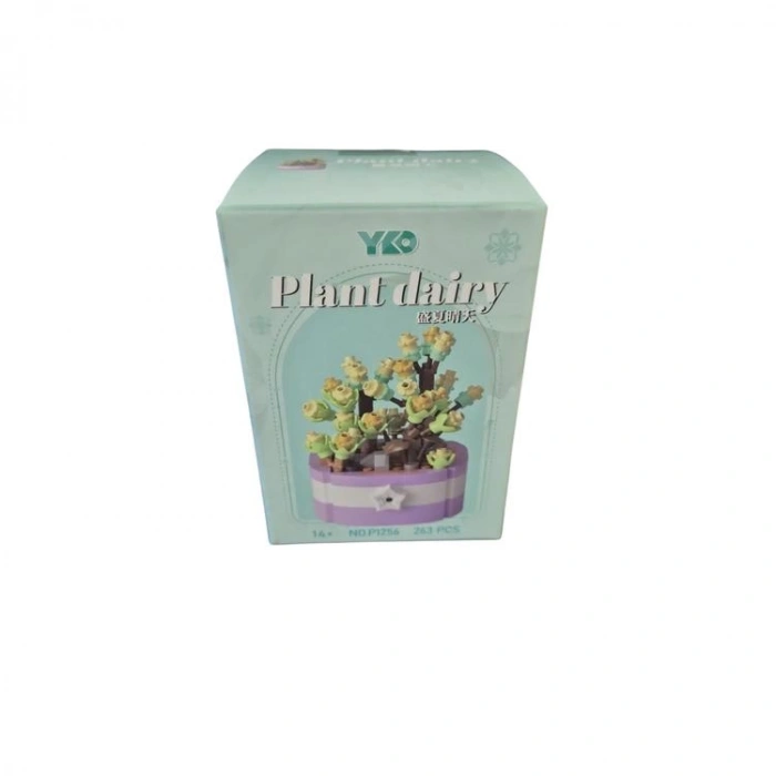 VAGONLIFE PANLOS P1256 SİMÜLASYON ÇİÇEK SERİSİ 263 PARÇA BLOCK OYUNCAK 14+