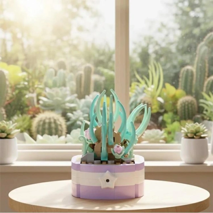 VAGONLIFE PANLOS P1257 SİMÜLASYON ÇİÇEK SERİSİ 257 PARÇA BLOCK OYUNCAK 14+