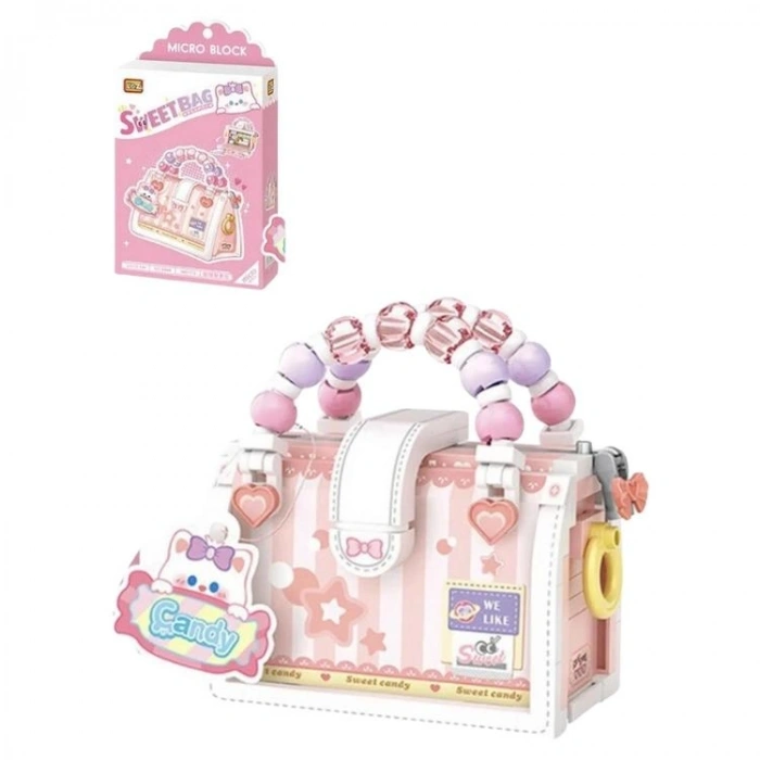 VAGONLIFE LOZ 8844 MİKRO BLOK ŞEKER ÇANTASI 340 PARÇA BLOCK OYUNCAK 14+