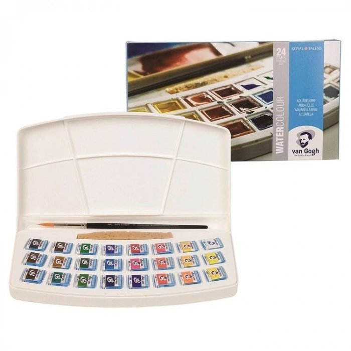 VAN GOGH WATER COLOUR SULU BOYA SETİ FIRÇALI 24 RENK - RT20808624