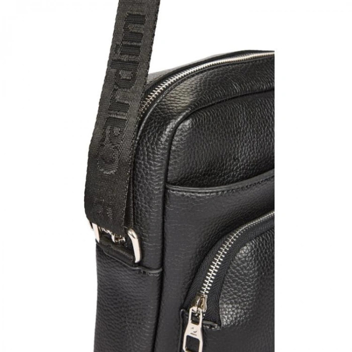 PIERRE CARDIN 01PC001431-S 3 BÖLMELİ ASKILI SUNİ DERİ PORTFÖY ÇANTA SİYAH