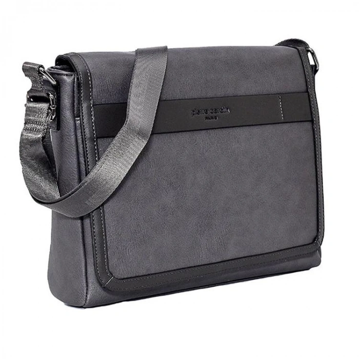 PIERRE CARDIN 01PC00112-GR AYARLANABİLİR ASKILI POSTACI PORTFÖY ÇANTA GRİ