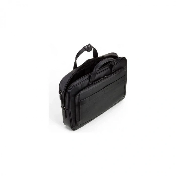 PIERRE CARDIN 01PC00111-S AYARLANABİLİR ÇIKARTILABİLİR KORDONLU SUNİ DERİ LAPTOP EVRAK ÇANTASI SİYAH