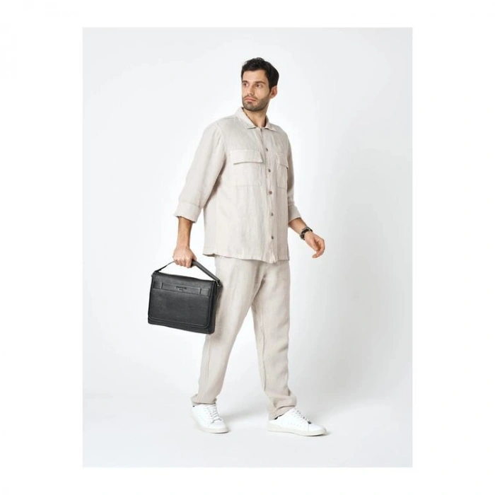 PIERRE CARDIN 01PC00112-S AYARLANABİLİR ASKILI POSTACI PORTFÖY ÇANTA SİYAH