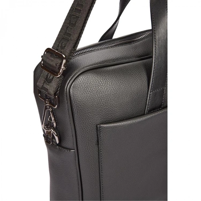 PIERRE CARDIN 01PC-002020-F S AYARLANABİLİR ASKILI SUNİ DERİ LAPTOP EVRAK ÇANTASI SİYAH