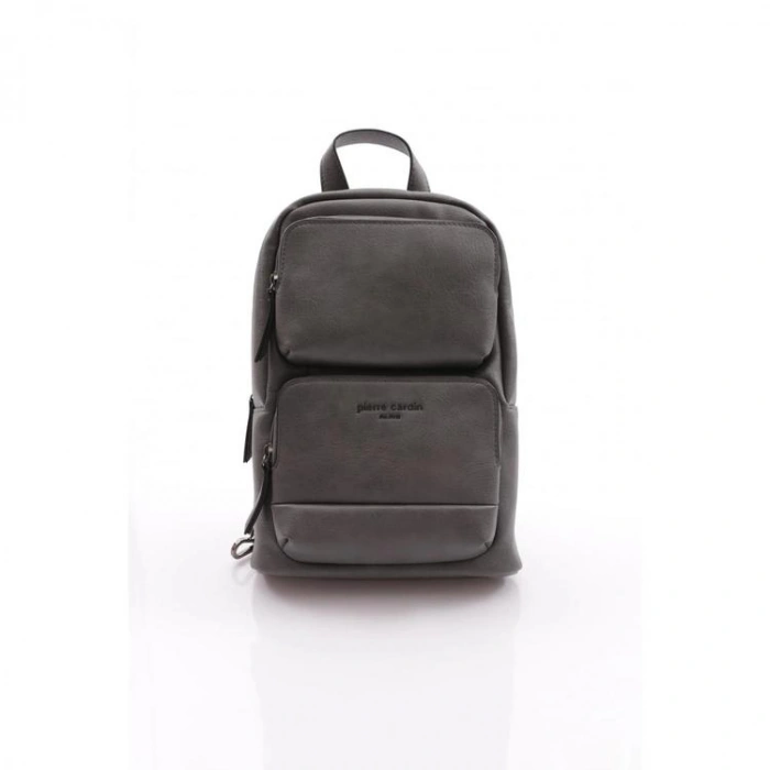 PIERRE CARDIN 01PC00106-GR LAPTOP BÖLMELİ SUNİ DERİ SIRT ÇANTASI GRİ