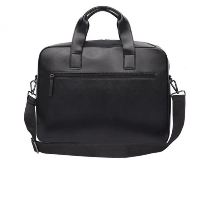 PIERRE CARDIN 01PCMB679-S AYARLANABİLİR ASKILI EL TUTMA SAPLI SUNİ DERİ EVRAK ÇANTASI SİYAH