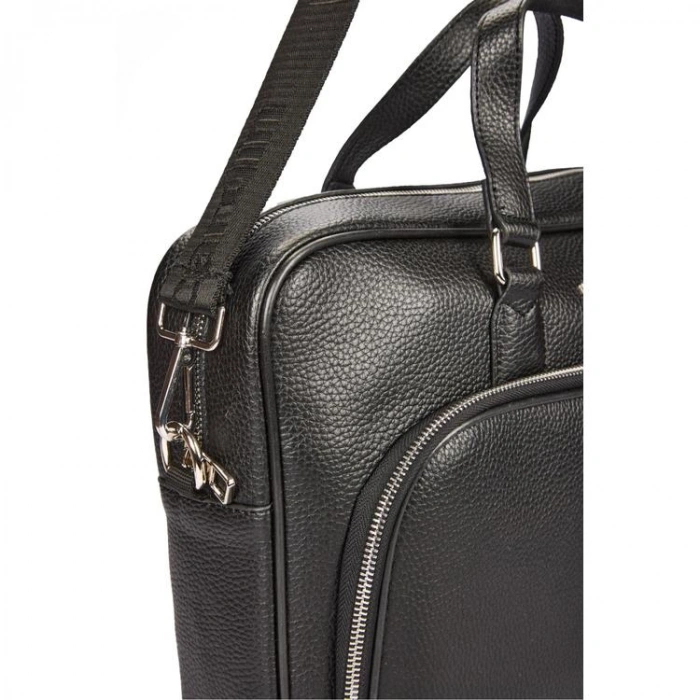 PIERRE CARDIN 01PC001116-S ÇIKARILABİLİR KORDONLU VALİZ SABİTLEMELİ LAPTOP EVRAK ÇANTASI - SİYAH