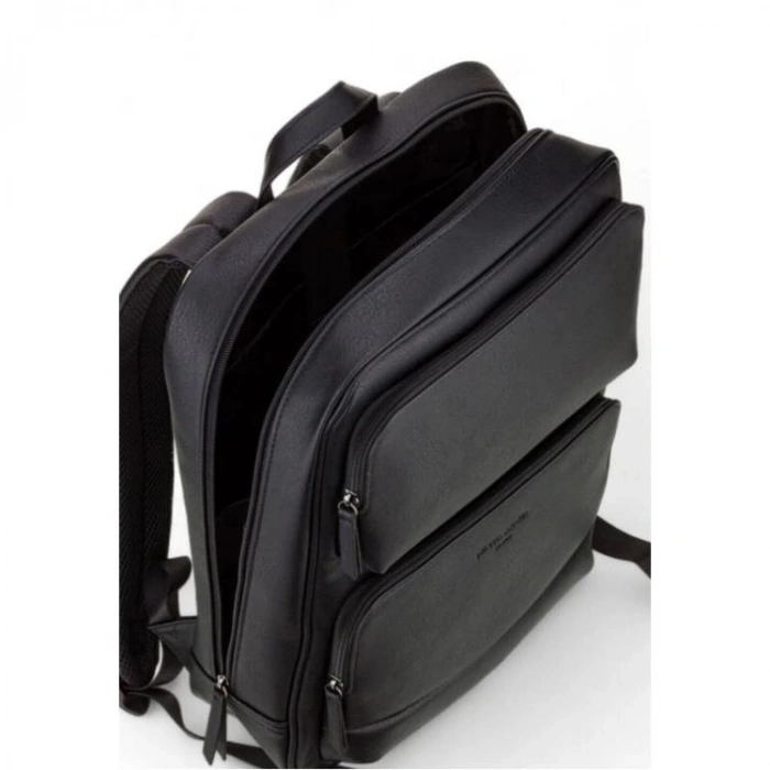 PIERRE CARDIN 01PC00106-S LAPTOP BÖLMELİ SUNİ DERİ SIRT ÇANTASI SİYAH