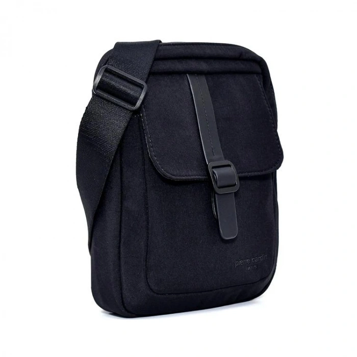 PIERRE CARDIN 01PC00102-S AYARLANABİLİR ASKILI  KUMAŞ PORTFÖY ÇANTA SİYAH