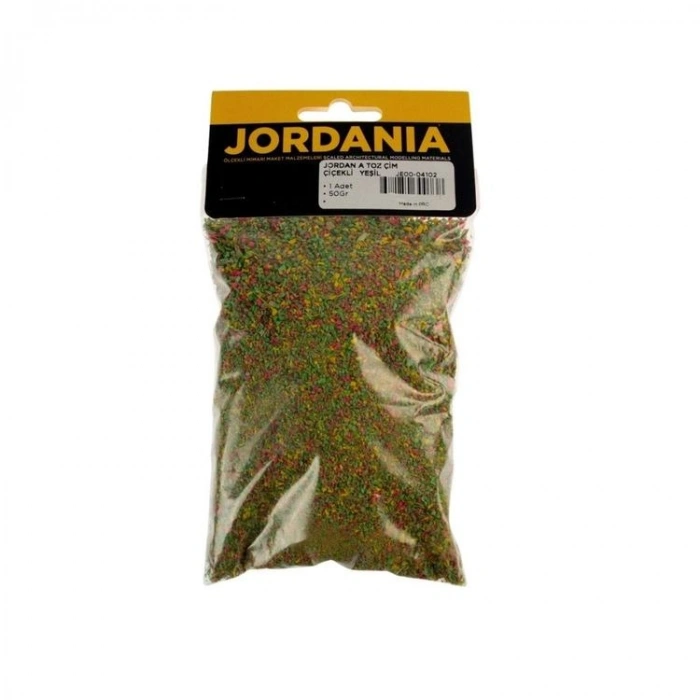 JORDANIA MAKET JE00-04102 TOZ ÇİM ÇİÇEKLİ YEŞİL 50gr.