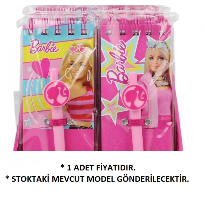 CEM BARBIE B-1065 SERT KAPAK NOT DEFTERİ KALEM SET