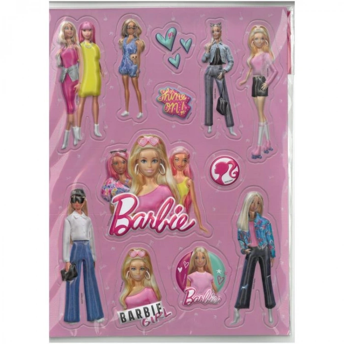 CEM BARBIE B-4673 KABARTMALI STİCKER