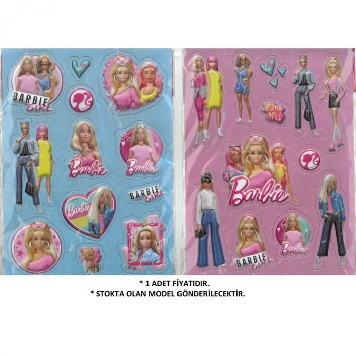 CEM BARBIE B-4673 KABARTMALI STİCKER