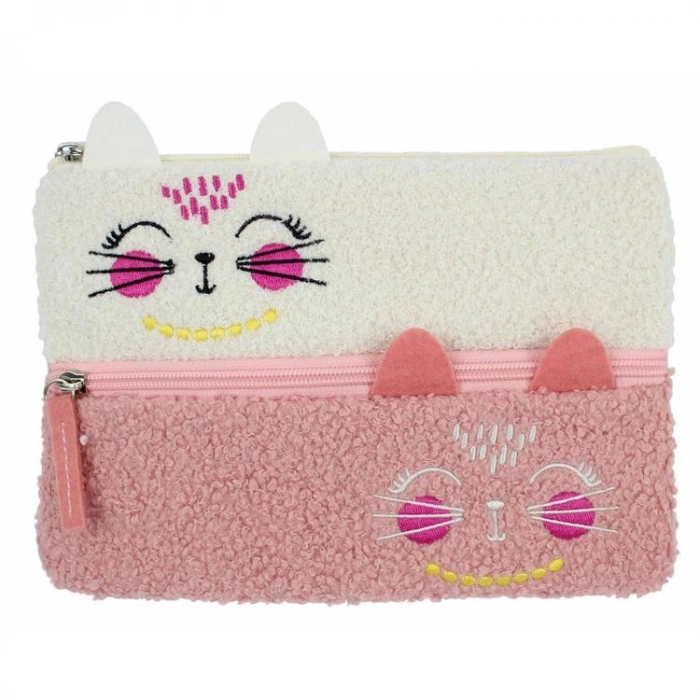 CEM DOLPHIN PC-1799 PELUŞ 2 BÖLMELİ 24 x 16,5 KALEM ÇANTASI - TEKLİ