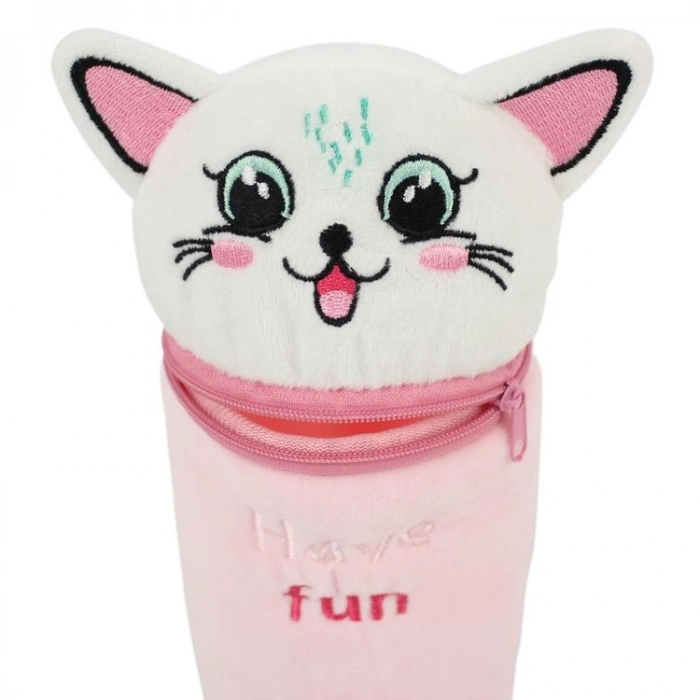 CEM DOLPHIN PC-4902 PELUŞ HAVE FUN RENKLİ 21x8 cm KALEM ÇANTASI - TEKLİ