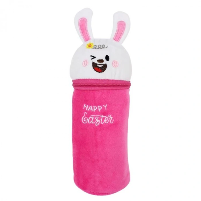 CEM DOLPHIN PC-4903 PELUŞ HAPPY EASTER RENKLİ 21x8 cm KALEM ÇANTASI - TEKLİ