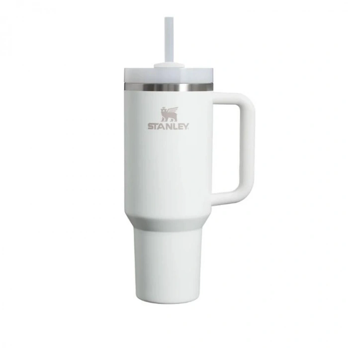 STANLEY 10-10824-803 PİPETLİ QUENCHER H2.O FLOWSTATE 1.18 L. PASLANMAZ ÇELİK TERMOS BARDAK BUZ BEYAZI