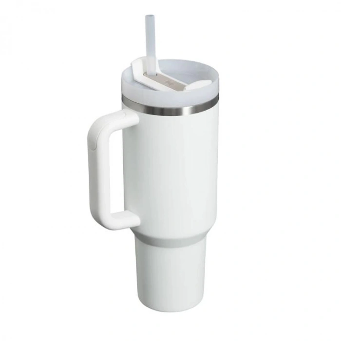 STANLEY 10-10824-803 PİPETLİ QUENCHER H2.O FLOWSTATE 1.18 L. PASLANMAZ ÇELİK TERMOS BARDAK BUZ BEYAZI