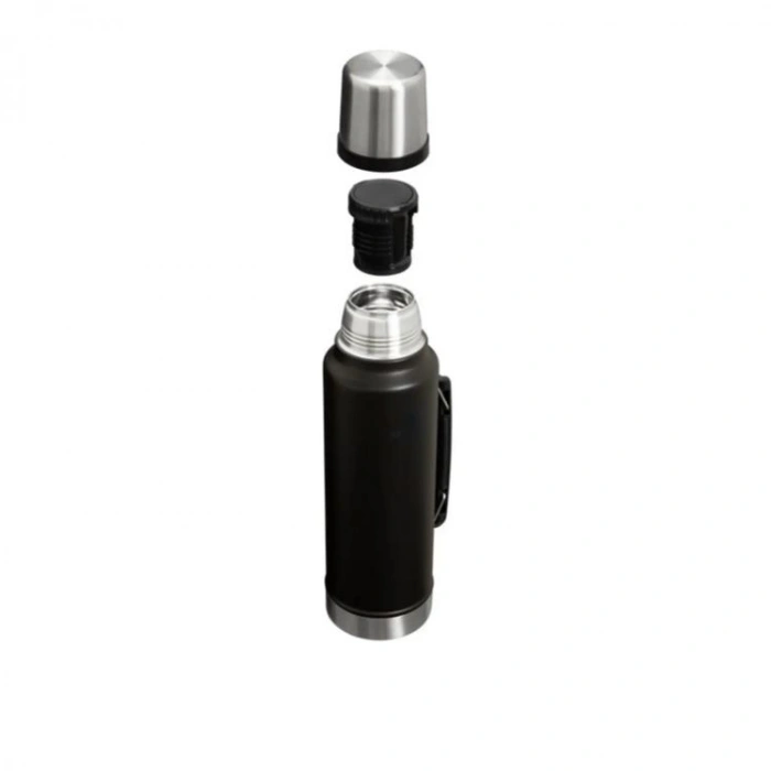 STANLEY 10-11347-121 THE LEGENDARY CLASSIC BOTTLE 1.4 L. PASLANMAZ ÇELİK TERMOS SİYAH