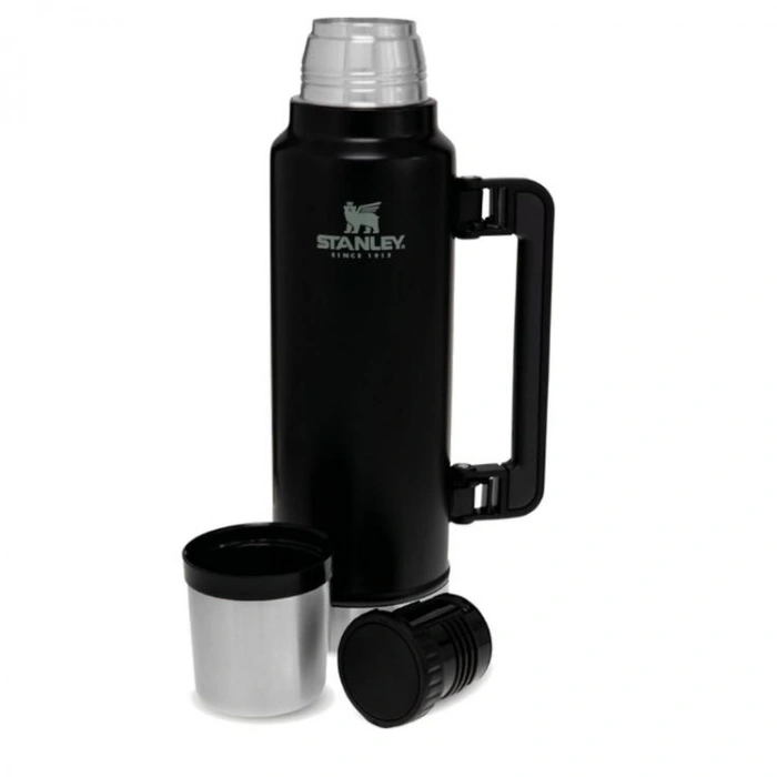 STANLEY 10-08265-002 THE LEGENDARY CLASSIC BOTTLE 1.4 L. PASLANMAZ ÇELİK TERMOS SİYAH