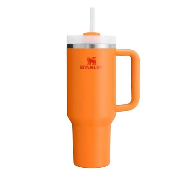 STANLEY 10-13230-065 PİPETLİ QUENCHER H2.O FLOWSTATE 1.18 L. PASLANMAZ ÇELİK TERMOS BARDAK MERCAN TURUNCU
