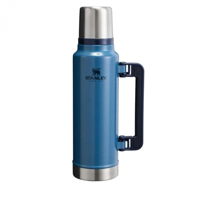 STANLEY 10-08265-028 THE LEGENDARY CLASSIC BOTTLE 1.4 L. PASLANMAZ ÇELİK TERMOS PETROL MAVİ