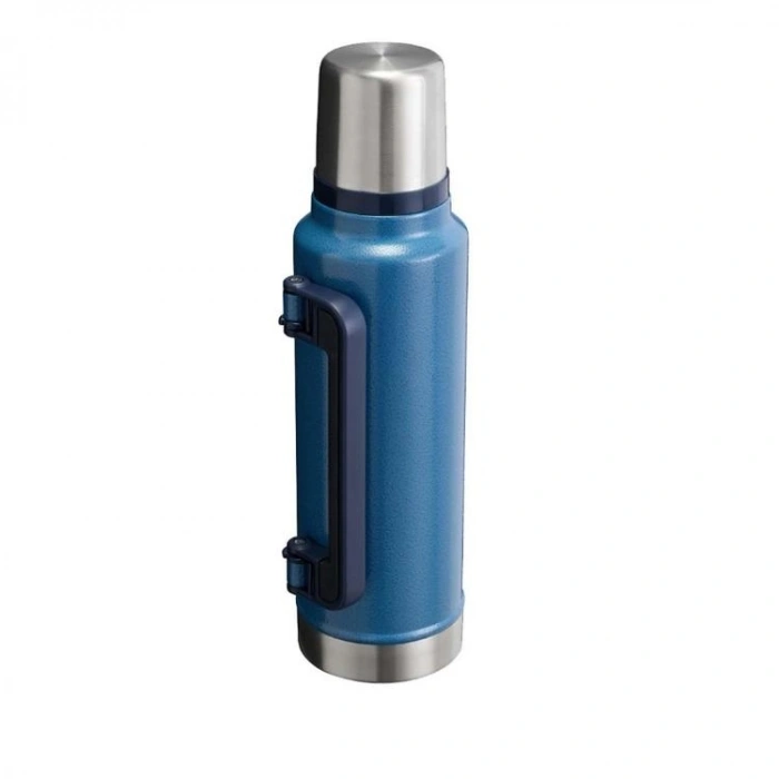 STANLEY 10-08265-028 THE LEGENDARY CLASSIC BOTTLE 1.4 L. PASLANMAZ ÇELİK TERMOS PETROL MAVİ