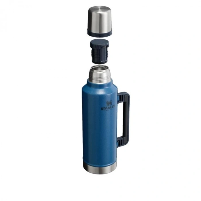 STANLEY 10-07934-078 THE LEGENDARY CLASSIC BOTTLE 1.9 L. PASLANMAZ ÇELİK TERMOS PETROL MAVİ