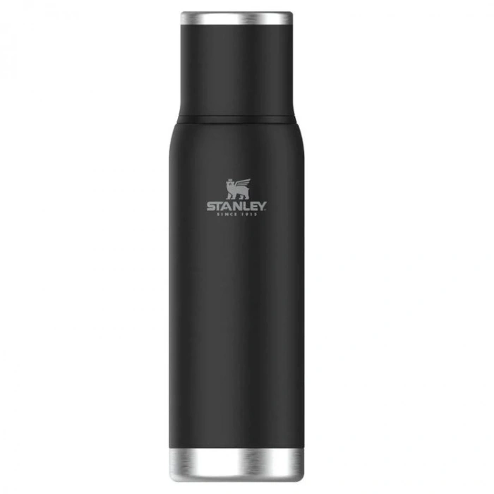 STANLEY 10-10819-010 THE ADVENTURE TO-GO 1 L. PASLANMAZ ÇELİK TERMOS SİYAH