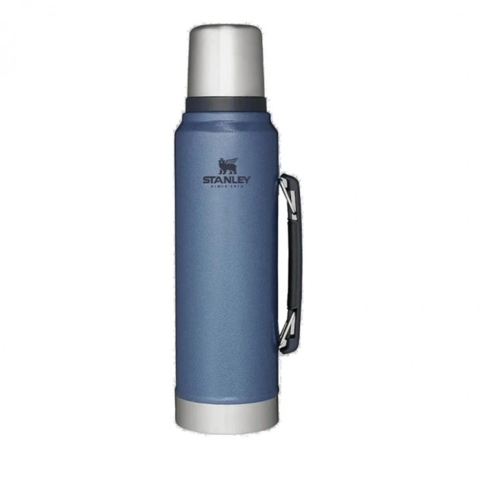 STANLEY 10-08266-058 THE LEGENDARY CLASSIC BOTTLE 1 L. PASLANMAZ ÇELİK TERMOS PETROL MAVİ